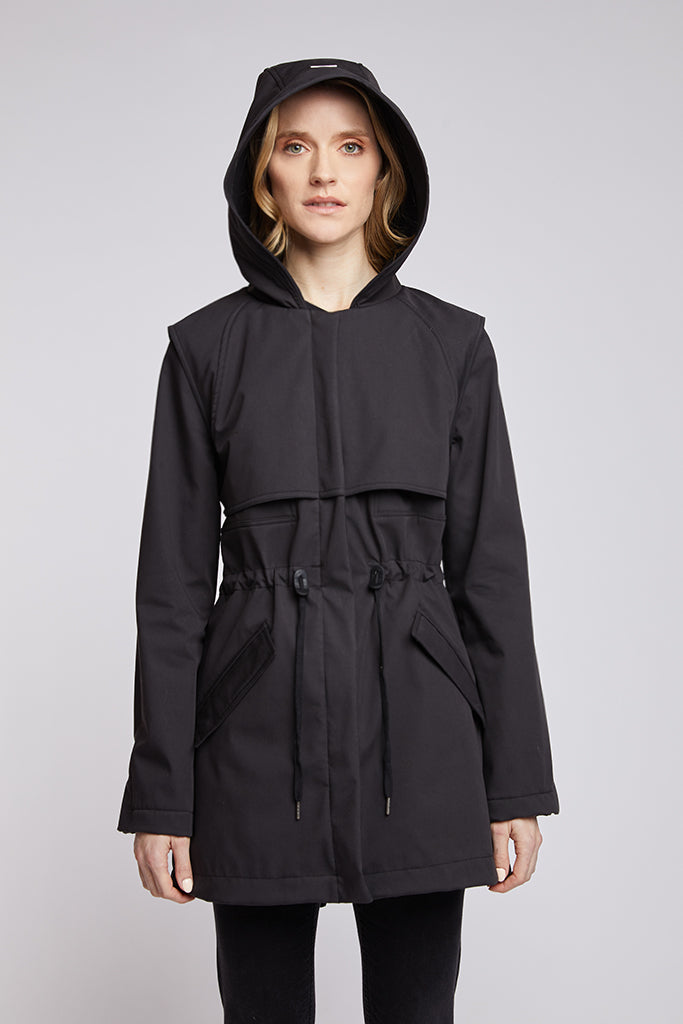 NEW! Provocateur Waterproof Cotton Twill Modern Style Rain Jacket