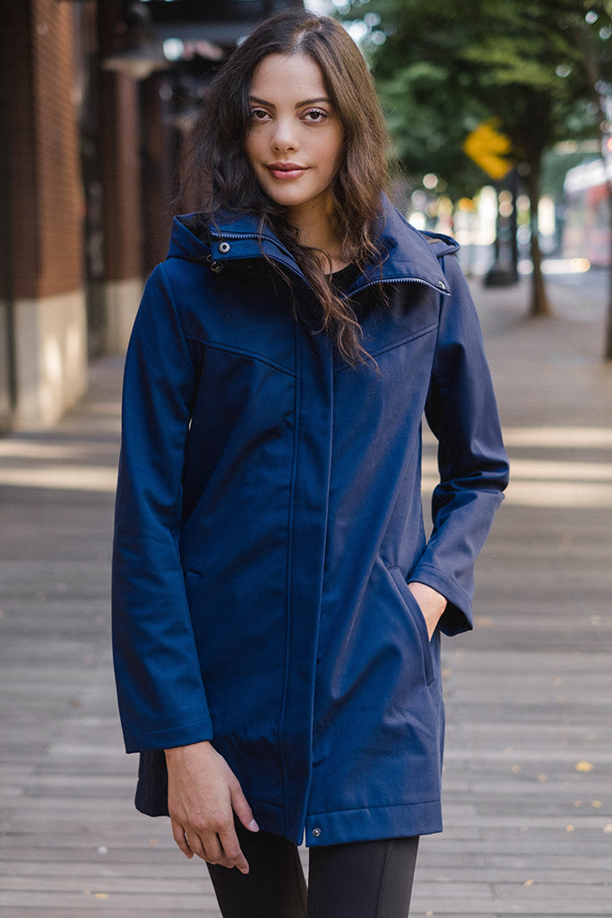Stella Waterproof Modern Style Rain Jacket | Mia Melon