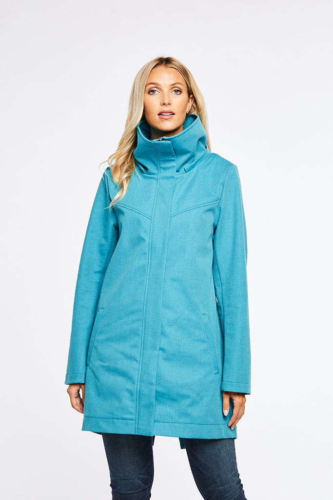 Stella Light Waterproof Modern Style Rain Jacket | Mia Melon